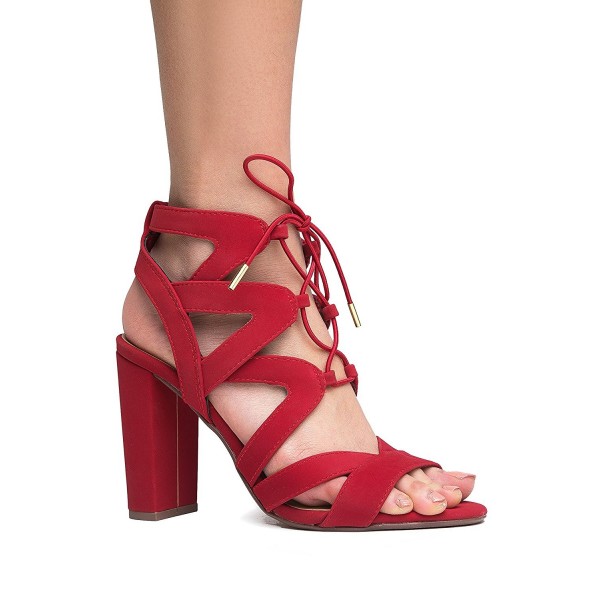 J Adams Lace Cutout Sandal