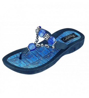 Grandco 25574d Denim Thong Sandal