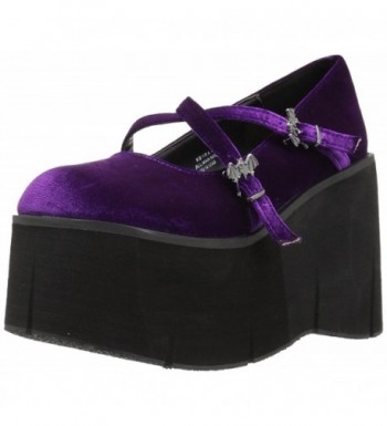 Demonia Womens Kera 10 Platform Purple