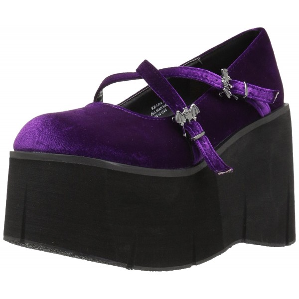 Demonia Womens Kera 10 Platform Purple