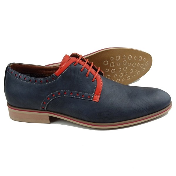 navy blue casual dress shoes