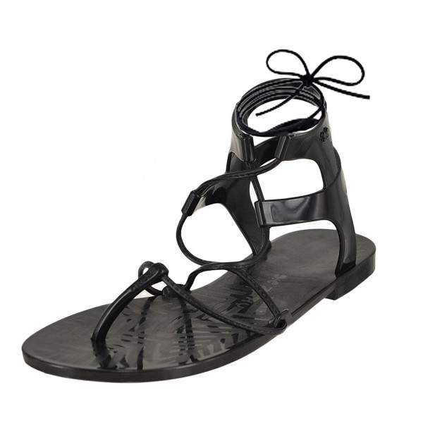 Zaxy Womens Glass Jelly Sandal