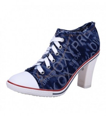 fereshte Womens Fashion Sneakers Blue