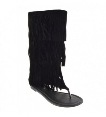 Anika Womens Fringe Gladiator Sandals