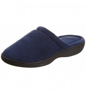 Isotoner Womens Terry Clog Navy