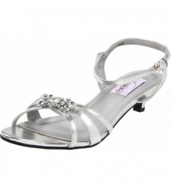 Dyeables Womens Penelope Ankle Strap Metallic