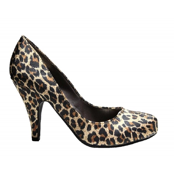 Carrie-38 Women's Leopard Prints High Heels Slip On Dress Pumps ...