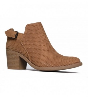 J Adams Round Bootie Suede