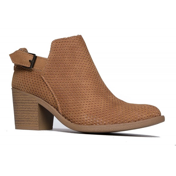 J Adams Round Bootie Suede