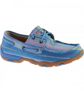 Twisted Womens Multi Colored Driving Moccasin