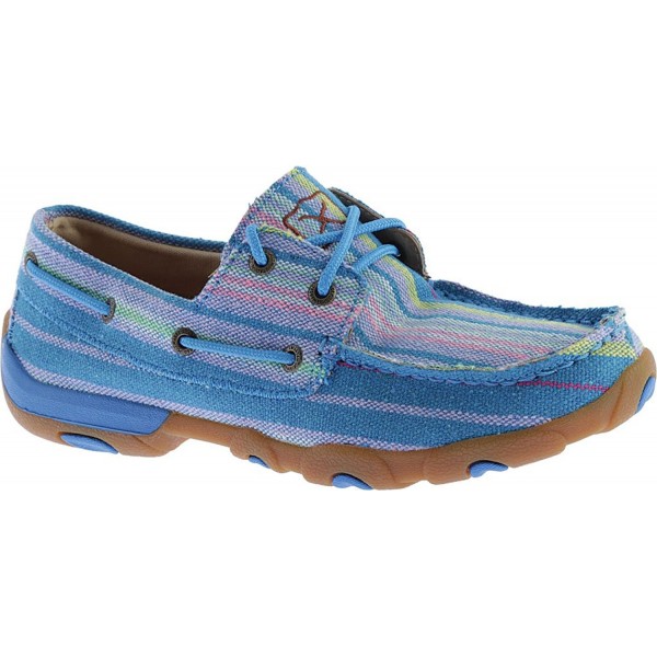 Twisted Womens Multi Colored Driving Moccasin