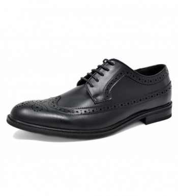 Bruno Prince 10 Leather Wing Tip Oxfords