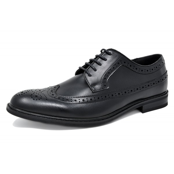 Bruno Prince 10 Leather Wing Tip Oxfords