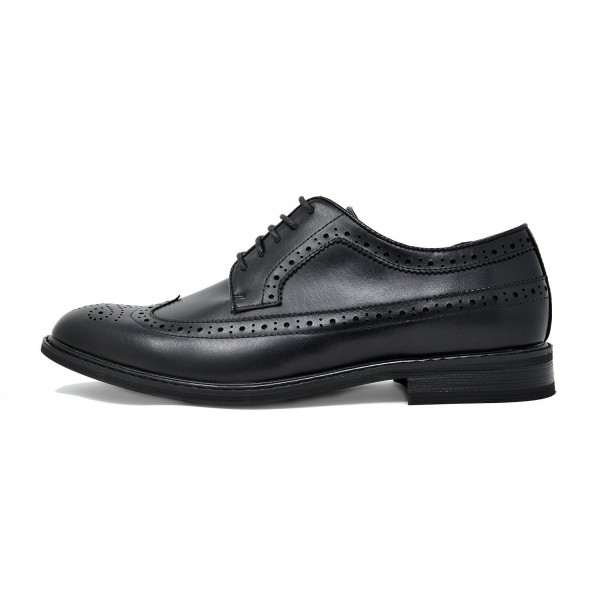 Bruno Marc Men's Prince Leather Lined Wing-Tip Dress Oxfords Shoes ...