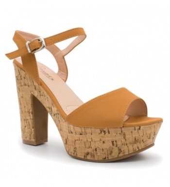 Heart Footwear Stacked Platform Sandals