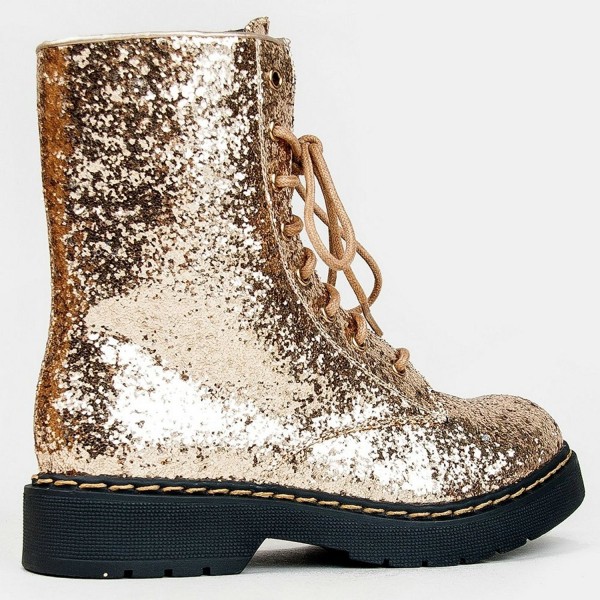 champagne color boots