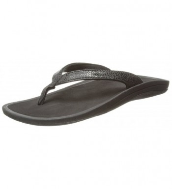 OluKai Womens Black Kulapa Sandal