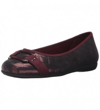Trotters Womens Sizzle Ballet Burgundy