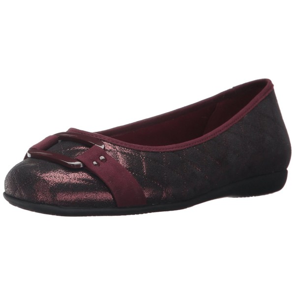 Trotters Womens Sizzle Ballet Burgundy