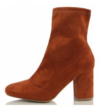 Wild Diva Womens Chunky Bootie