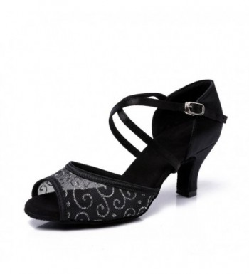 CLEECLI Women Ballroom Dance Shoes