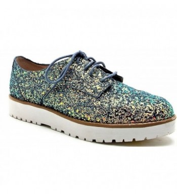 glitter oxford shoes