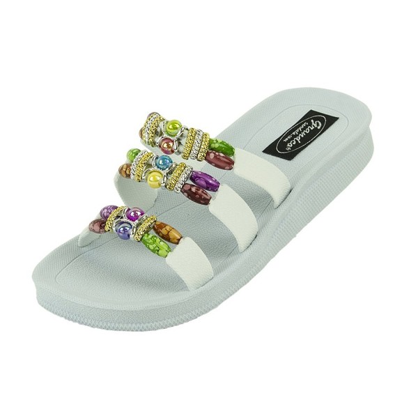 Grandco Womens Classic Slide Sandals