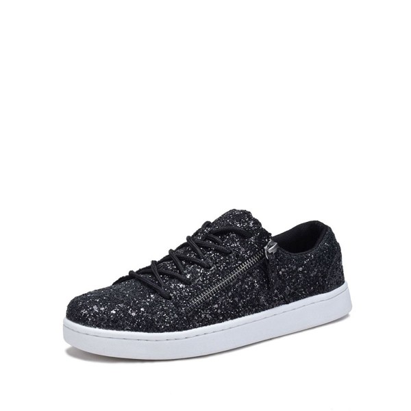 7540L Glitter Women's Fashion Sneakers - Black - CZ180HCOYQH