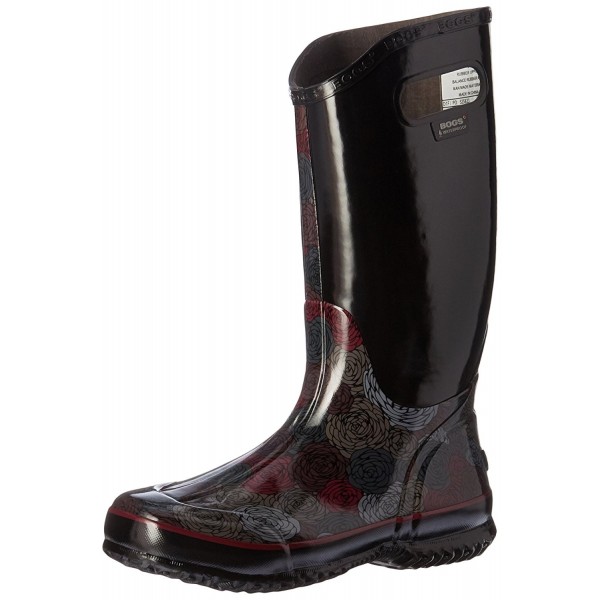 Women's Rosey Rain Boot - Black/Multi - C612CWHFG6N
