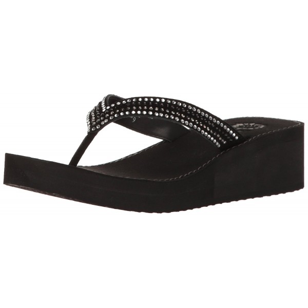 Women's Baxx Wedge Sandal - Black - CY12MZ04M4N