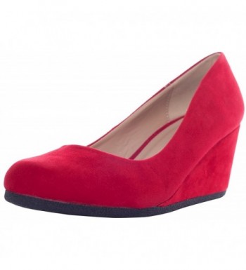 Forever Patricia 02 Pumps Shoes Red Suede