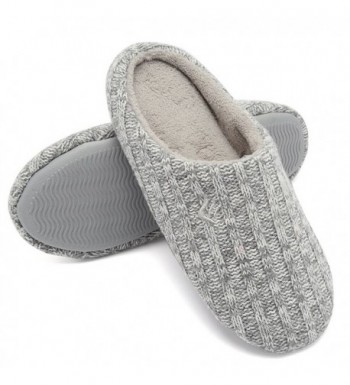 CIOR Slippers Cashmere Anti slip U1MTW015 Light Gray 40 41