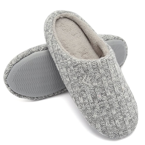 CIOR Slippers Cashmere Anti slip U1MTW015 Light Gray 40 41