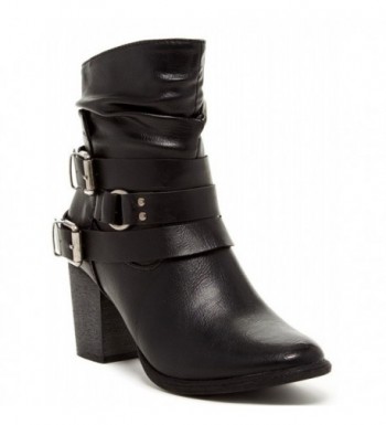 Bucco Womens Fashion Leather Booties