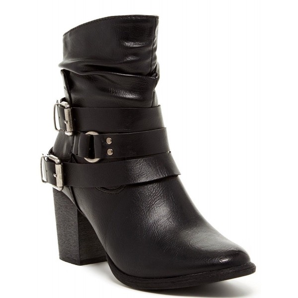 Bucco Womens Fashion Leather Booties