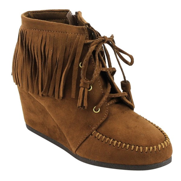City Classified Womens Moccasin Fringe