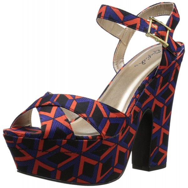 Women's Gusto 31 Platform Sandal - Orange/Multi - CZ122OB5IGP