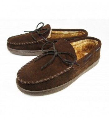 Club Room Moccasin Slippers Chocolate