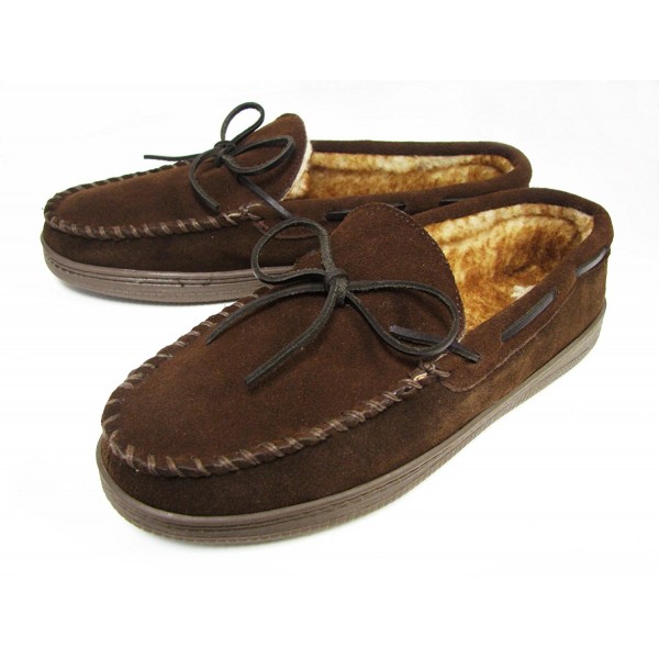 Club Room Moccasin Slippers Chocolate