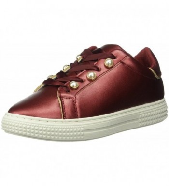 Qupid Womens Waver 02A Sneaker Burgundy