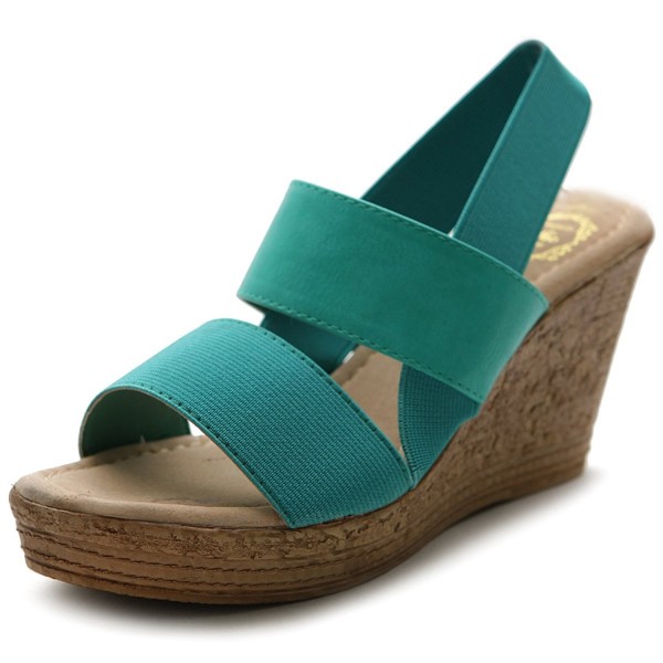 Ollio Womens Strappy Platform Sandal