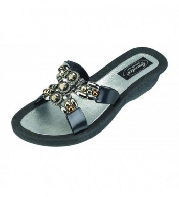 Grandco Womens Slide Black Sandal