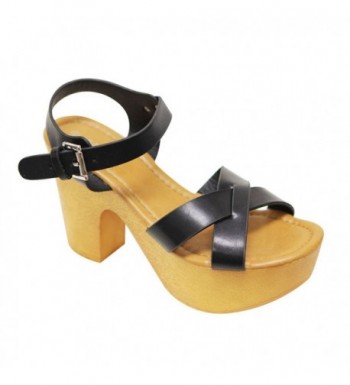 Miley 1 slingback platform crossing sandals