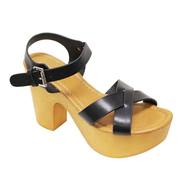 Miley 1 slingback platform crossing sandals