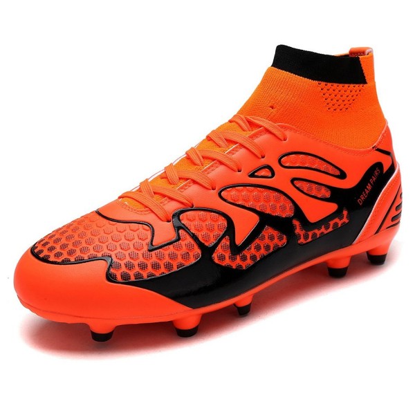 orange soccer cleats