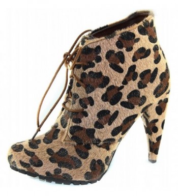 Womens BreckelleS Vicky 82 Leopard Booties