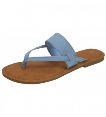 Cambridge Select Womens Strappy Flip Flop