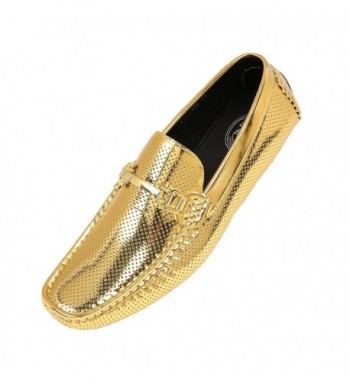 Amali Perforated Patent Driving Moccasin