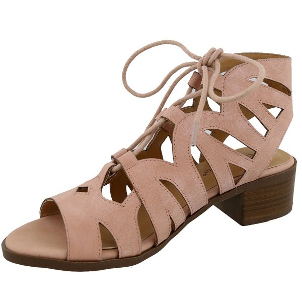 Top Moda Womens Scalloped Sandal