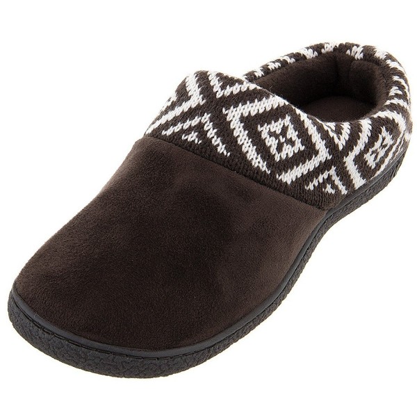 ISOTONER Womens Chocolate Nordic Slippers